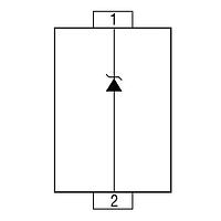 Bourns CDSOD323-T05S-Q ອຸປະກອນກັບກັນ ESD 500W 5V UniDir SOD323 AEC-Q101