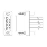 Raychem - TE Connectivity 8-1589946-7 ຕູ້ຕໍ່ Micro-D D-Sub STM025PC0DM018N W DUALOBE
