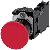 SIEMENS A6X30141588 ປຸ່ມກົດຮູບເຫຼັກເຫຼັກມັງກອນມາດຕະຖານ. 40MM. ແດງ