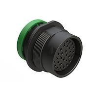 Amphenol SINE Systems AHDP04-24-33SN-BRA ປຸ່ມຮັບສະຫນາມ DURAMATE RECPT-SIZE 24, ເປັນພລາສຕິກ