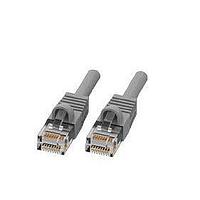 Adam Tech NPC-6-010-GY-BB ສາຍເຄື່ອງ Cat 6 MOD 8P8C ປລັກເຖິງປລັກ 10'