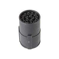 HARTING 21175060000 ອິນເຊີດ M17 ອິນເຊີດ, ຄຣິມບ໌, 17-ຂາ, ຍິງ