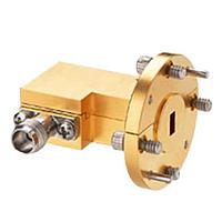 Mini-Circuits WR19-EFR+ ຕົວແປ RF - ລະຫວ່າງຊຸດ WR19 UG383/U ເຖິງ 1.85mm ຕົວແປຄວາມຖືກຄວາມສູງສະເລ່ຍຜູ້ຍິງ Waveguide ເປັນ Coax ມຸມຂວາ 40 - 60 GHz