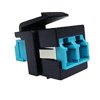 Belden AX104938 ຕູ່ມິດເສັ້ນແສງ Fiber Optic Connectors KCONN LC DUP MM AQUA MOD E-WH