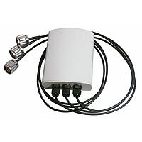 HUBER+SUHNER 1356.17.0078 MIMO WiFi ທີ່ມີທິດທາງ 5 GHz, 8 dBi, Spot-S Robust ການກວດສອບພາຍນອກ, Vert.+ Dual-Slant +/-45 polarized; 3 x 3 MIMO, Pigtails-N (f)