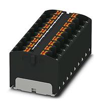 PHOENIX CONTACT 3273980 ບລັອກການຈັດຈໍາໜ່າຍ Push-In PTFIX 18X4-G BK