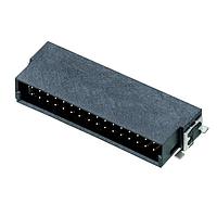 Harwin M55-7103242R ຕົວເຊື່ອມ 16+16P ຜູ້ຊາຍ DIL ແກ້ວຕັ້ງ SMT CONN T&R