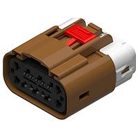 Aptiv 55251402 ຮູງ 14 ທາງ ຍິງ APEX ປະສົມສີນ້ຳຕານຂີ້ CONN