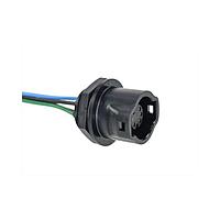 Amphenol LTW DC-02RFFS-RC8D30 ເສັ້ນສາຍເຊນເຊີ / ເສັ້ນສາຍອັກຕູເວະ RBL, ຂະໜາດໃຫຍ່, ເປັນພລາສຕິກ, 20A, 02 ກິ້ນ, ຕູ້ສົມມຸດຜູ້ຍິງ, ຕິດຕໍ່ຜູ້ຍິງ, ຮູບກ້ອງ, ການລັອກດັນດ້ວຍການລັອກກັບການປິດ, ການບວດຕໍ່, ຕູ້ຮັບກັບເສັ້ນສາຍ/ສາຍໄຟ, ຄວາມຍາວ 300mm, IP68
