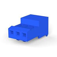 AMP Connectors - TE Connectivity 3-641536-3 ກອງຢູ່ຮັບສະຫນອງ 3P ASSY 26AWG ຂາວ ມີແຖວສີຟ້າ