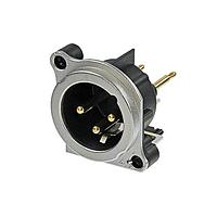 NEUTRIK NC3MBV ປະຕູຮັບ 3C MALE PCB RECEPTACLE