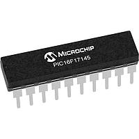Microchip Technology PIC16F17145-E/P MCU's 14KB Flash, 512B RAM, 128B EEPROM, 12b Diff. ADCC, 1xOP-AMP, 2x16-bit dual PWM