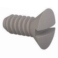 Essentra Components 330440A025 ສະກຣູຫຼັກຊອງມີລູກສອງ 82 Slotted CSK Screw, #4-40 Thread, 1/4 Lg