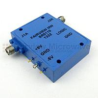 FairviewMicrowave SR0110 SMA PIN Diode Switch SP1T (50 Ohm, 100MHz - 1000MHz , +23 dBm, SMA Female)