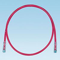 Panduit UTPSP5RDY ສາຍສັ້ນສີທອງ Cat 6, Cat 6, ສາຍ UTP ສີແດງ