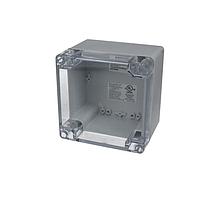 Bud Industries PN-1337-C ກະບອງຄຸ້ມຄອງໄຟຟ້າ IP65 NEMA 4X ມີຝາປິດແຈ້ງ (4.7 X 4.7 X 3.5 ນິວ)