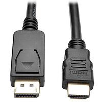 Tripp Lite P582-006-V2 ເຄື່ອງແປສາຍສະແດງ DisplayPort 1.2-HDMI Adptr Cable 6'