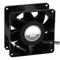 Orion Fans OD8038-12MB-VXC ພັນແຟນວານແອັກຊຽວ DC Vane Axial Fan, ຄວາມດັນສະຖາຕິສູງ, 80x80x38mm, 12VDC, 89CFM, Ball, Wire