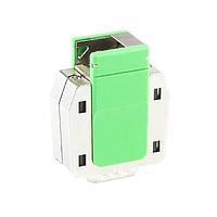 Molex / FCT 213032-1021 ຝາຫົວສົງ D-Sub Backshell ສຳລັບ D-Sub Conn Shell ຂະໜາດ 1 ອອກສາຍການຕົວຕົວກັບການລັອກດ້ວຍກວດສອບສີຂຽວ