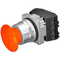 SIEMENS 52PM9W8B ປຸ່ມກົດ PUSHBUTTON,MOM,ORG,1 3/4" PLST,2POS,2BJK