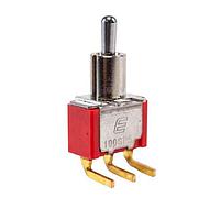 E-Switch 100SP3T2B4M6RE ສະຫນັບສະຫນູນ Toggle Switches ON-OFF-ON PC MNT