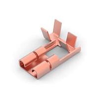 AMP Connectors - TE Connectivity 100645-3 ແຟລັກ ທແບບ 250 FASTON,FLAG,REC.,14-17AWG,PHBRZ