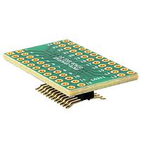 Chip Quik DIP600-SOIC-24W ອາເດັບເຕີ DIP-24 (ຄວາມກວ້າງ 0.6" ນິ້ວ, ຊ່ອງຫຼີ້ນ 0.1" ນິ້ວ) ເປັນ SOIC-24 Wide (ຊ່ອງຫຼີ້ນ 1.27mm, ຂະໜາດຕົວ 300 mil) Adapter