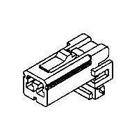 AMP Connectors - TE Connectivity 174463-6 ກອງປົກຄຸມ 070 MLC PLUG HSG 2P ສີເທົາ