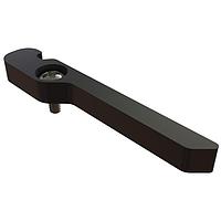 Wakefield Thermal 452E-150VRB-J ອີເຈັກເຕີ Ejector, 1.5" L, ສໍາລັບ 3U, 7075-T6 ອະລູມິນຽມ, ມືຂວາ, ສີດຳ Anodize, Injection