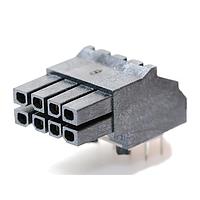 Molex 44764-0801 ຮີເຊບເຕິເຄວ R.A. RECPT 8P tin ກັບກົດແຂງ friction pegs