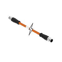 Molex 1201080437 ເສັ້ນສາຍອາເຊນເຊີ / ເສັ້ນສາຍອັກຊັວເຕີ MIC 4P M/MP ST/ST D-CODED 70M ORG TPE