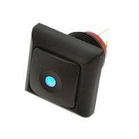 E-Switch RP8500B2M1CEBLKBLKNIL ປຸ່ມກົດປິດປ້ອມ, SPST, ປິດ-(ເປີດ), ຕິດຕັ້ງແຜ່ນ, ດ້ານໜ້າ, ສີດໍາ, IP67