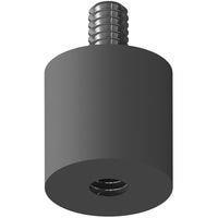 Essentra Components QM1T ຕິດຕັ້ງການສົ່ງສະເຫຼີມຮອບ, ການສະແດງການສະແດງ ML/Fem, ສີດຳ, #6-32