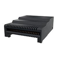 Amphenol Commercial Products UE36A10702000T QSFP SMT ການເຊື່ອມຕໍ່ມີກະແຈບປົກກະຕິ w/ Sld Rng 0.76 min ທອງ (GXT)