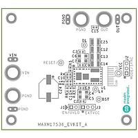 Analog Devices MAXM17536EVKIT# ອຸປະກອນຄວບຄຸມແຮງແຟງ - ອຸປະກອນຄວບຄຸມແຮງແຟງປ່ຽນສະຖານ Evkit ສໍາລັບ MAXM17536 4.5V ຫາ 60V, 4A High