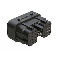 Amphenol SINE Systems ARC26-24SC ກ່ອງເຊື່ອມຕໍ່ລົດຍນຕະຫລາດ 24 ຕໍ່ຕຳແໜ່ງ, ຂະໜາດ 20 ຕຳແໜ່ງຕິດຕໍ່ປະຕູ, ຈັກສະຄຣູ, ການປິດດ້ານໜ້າທີ່ຜູກຕໍ່, ການລະບຸຄີ C, ສີດຳ