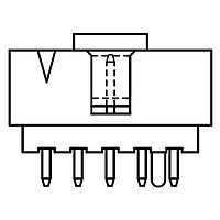 Amphenol Commercial Products G8230812YCPTHR ຫົວກັບກັບກັບກັບກັບກັບກັບກັບກັບກັບ 2.0mm Pitch STR DIP,2x4Pin,15u" Gold, NY4T,TAIL=2.1mm,T&R,W/CAP,W/ONE POST