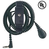 Desco 91070 ສາຍຂ້າວຂ້າງທີ່ປັບໄດ້, ທອງແດງ, ມີສາຍ PREMIUM ADJ METAL WRIST STRAP, 6'ANGLE 4MM