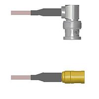 Amphenol Custom Cable Q-0D03W0005024i ສາຍສັ້ນ RF BNC-RP/SMB-SP G316 24I