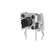 Same Sky (formerly CUI Devices) TS11-674-43-BK-100-RA-D ສະຫນັບສະຫນູນສະຫນັບສະຫນູນ 6 x 7.4 mm 4.3 mm 100 gf ສີດຳ ມຸມຂວາ ຜ່ານຮູ Hole SPST