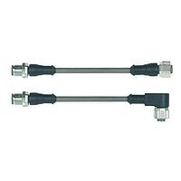 HARTING 21034157404 ເສັ້ນສາຍເຊນເຊີ / ເສັ້ນສາຍອັກຊູເຕວ M12 ML ON FEM 4POL. ມີ LED 1,5M