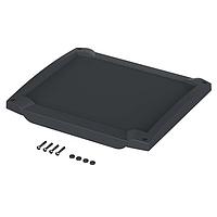 BOPLA 20201324 ປົກຄຸມ COVER, ດ້ານໜ້າ, BOCARD, 299 X 203 X 19MM, MEM, ພື້ນຜິວ, ABS, ສີເກຣຍຟ໌ GRAPHITE, BCD 200 OT-F-7024