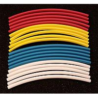 Twin Industries HS050 Heat Shrink Tubing Heat Srhink Tubing; 2:1 ການຫຸ້ມຫຍໍ້. ວັດຖຸ PO, 20 ຊິ້ນ; ຄວາມຍາວ 6"; ສະຕູດດຳເນີນ 5mm