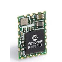 Microchip Technology RN4871U-V/RM118 ອາເດັດເຕີ USB BT 4.2 BLE Module ບໍ່ມີການປົກປ້ອງ 6x8mm