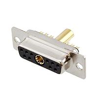 NorComp 680S11W1203L401 ຕົວເຊື່ອມຕໍ່ Mixed Contact D-Sub IP67 POWER-D 11W1 40A FEM SOLDER