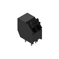 Wurth Elektronik 691410120002 ບລັອກຂໍ້ຕໍ່ຄົງທີ່ WR-TBL 3.5mm pitch Monoblock THT ສີດຳ 45 ອົງສາ Dual Pin ການເຂົ້າສາຍສອງຂາຍ ບໍ່ມີການສອດດ້ວຍກະແຈ Push In 2P