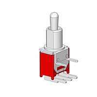 Mountain Switch 108-2MS3T2B2M6QE-EVX ສະຫນັບສະຫນູນ Toggle Switch SPDT ON-OFF-ON R ANG
