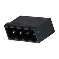 Molex 39522-1004 ຮອດເດີ 5.0MM ຢູໂຣບ ຮອດເດີ RA ສີດຳ 4CKT