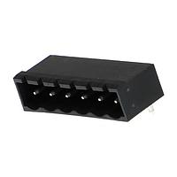 Molex 39532-1006 ຫົວກວດ 5.08MM EURO HEADER RA BLK 6CKT