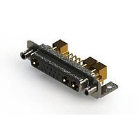 EDAC 630-13W3240-7TE ຕູ້ຕິດຕໍ່ D-Sub ປະສົມມຸມຂວາ ຕູ້ຕິດຕໍ່ພະລັງງານ Combo D-Sub